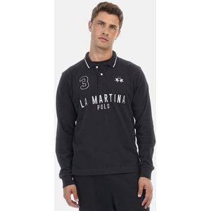 La Martina Poloshirt Langarmshirt mit Polokragen