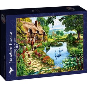 Bluebird puzzel 1000 stukjes ""Cottage by the Lake"" Steve Crisp