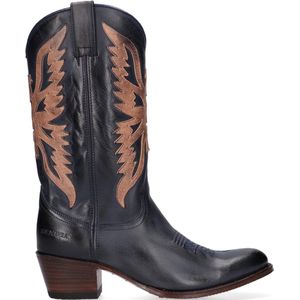 Sendra 12763 Cowboylaarzen - Western Laarzen - Dames - Blauw - Maat 38