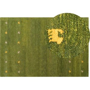 YULAFI - Modern vloerkleed - Groen - 200 x 300 cm - Wol