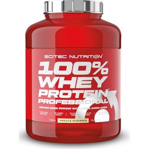 Scitec Nutrition - 100% Whey Protein Professional (Vanilla - 2350 gram) - Eiwitshake - Eiwitpoeder - Eiwitten - Proteine poeder