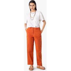 Sissy-Boy - Donkeroranje mid waist tapered leg jeans