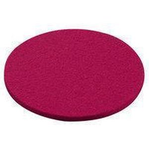 Daff Onderzetter - Vilt - Rond - 10 cm - Raspberry - Roze