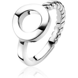 ZINZI zilveren ring rond ZIR1447