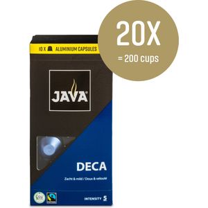 JAVA Koffiecapsules Deca - compatibel - 20 stuks