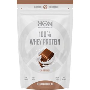 House of Nutrition - 100% Whey Protein (Belgian Chocolate - 500 gram) - Eiwitshake - Eiwitpoeder - Eiwitten - Proteine poeder - 20 shakes