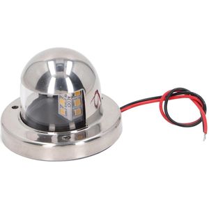 12V DC Marine Fence Light Stainless Steel Boat Tank Lights 135° LED Navigation Lights for Yachts and Pontoons