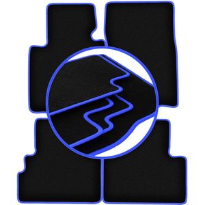 CARLUX-BLUE automatten voor: Infiniti FX II SUV (2008-2017)