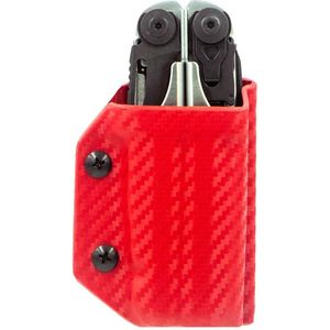 Clip & Carry Kydex Sheath CF-Red Leatherman Surge