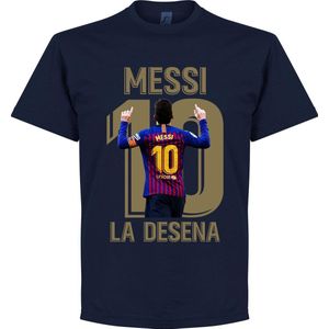 Messi La Desena T-Shirt - Navy - M