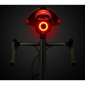 Lightyourbike ® HALO - Achterlicht Fiets USB Oplaadbaar - 60 Lumen - LED - Waterdicht