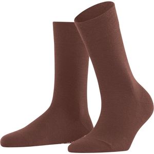 FALKE Sensitive Berlin damessokken - cognac bruin (brandy) - Maat: 35-38