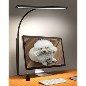 Monitor Lamp - imbare Bureau Lamp - Verstelbare Helderheid en Kleurtemperatuur - USB Oplaadbaar - Moderne LED Tafellamp voor Werk en Studie