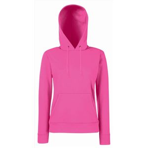 Fruit of the Loom - Lady-Fit Classic Hoodie - Roze - XL