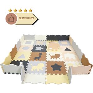 Speelmat – Puzzelmat – Babygym – Speelmat Foam voor Baby en Peuters – Speelkleed – Inclusief Opbergtas – Kinderen vanaf 0 jaar
