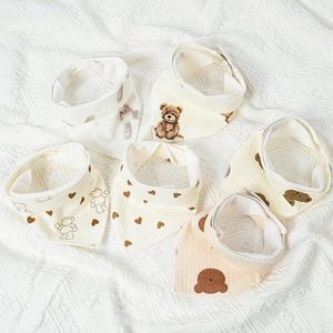 driehoekige slabbetjes voor baby's, bandana's, zachte en absorberende mousseline bandana's, kwijlslabbetjes met 2 verstelbare drukknopen, slabbetjes voor peuters, uniseks, jongens