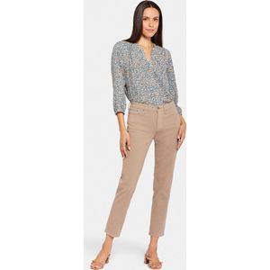 NYDJ Stella Tapered Ankle Jeans Taupe | Saddle Wood