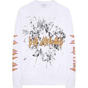 Def Leppard - Shatter Longsleeve shirt - 2XL - Wit