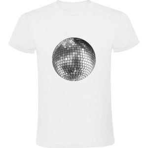 Discobal Heren T-shirt - feest - party - dansen - muziek - rave - disco - retro - verjaardag