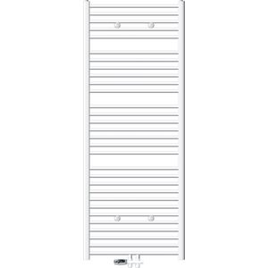 Badkamerradiator Sahara 750 x 1800 Wit recht + midden aansluiting