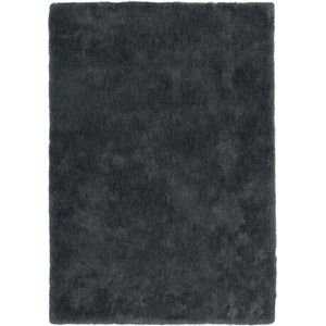Lalee Velvet | Modern Vloerkleed Hoogpolig | Graphite | Tapijt | Karpet | Nieuwe Collectie 2024 | Hoogwaardige Kwaliteit | 120x170 cm