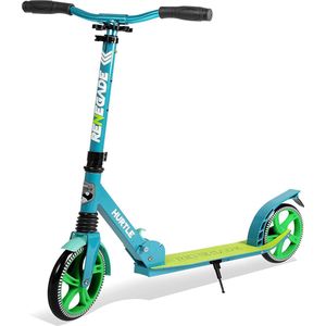 Hurtle Kinderstep voor Kinderen, Tieners, Volwassenen - 2-Wiel Renegade Kick Scooters met Verstelbaar T-Bar Stuur -Anti-Slip Aluminium Dek - Draagbare Vouwscooters voor Kinderen met Draagriem