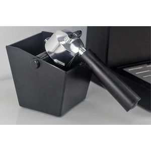 Repus - Koffie Uitklopbak - Knock Box - Barista - Koffiemachine - Espresso - Koffie - Puck - Compact - Accessoires - 11.8x11.8x11.2CM - Zwart