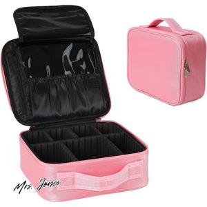 Mrs. Jones Premium Collection Grote waterdichte make-uptas - Organiser - Reistoilettas - Zwart