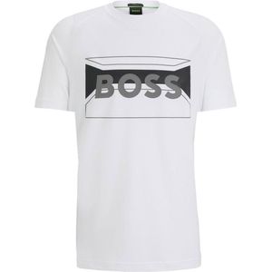 Boss 10259641 T-shirt Met Korte Mouwen Wit XL Man