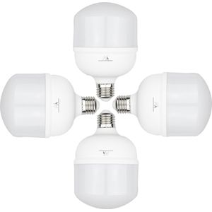 Maclean - Set van 4 st. LED-lamp gloeilamp E27 (Koud Wit, 48W / 5040 Lumen)