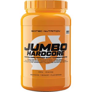 Scitec Nutrition - Jumbo Hardcore (Banana/Yoghurt - 1530 gram) - Weight gainer - Mass gainer - Sportvoeding