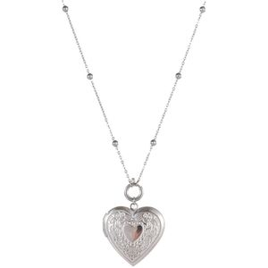 Day&Eve by Go Dutch Label Collier Hart Medaillon Zilver