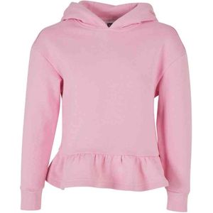 Urban Classics - Organic Volants Kinder hoodie/trui - Kids 134/140 - Roze