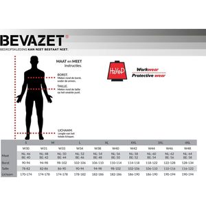 HaVeP Basic 2136  Overall - Zwart - Maat 52