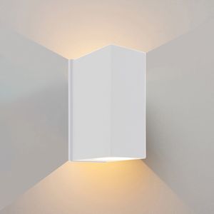 Wandlamp Wit - Down - Dimbaar - 8 watt - 345 Lumen - 3000 Kelvin - Wit licht - IP65 Buitenverlichting