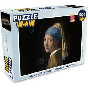 Puzzel Meisje met de parel - Vermeer - Planten - Legpuzzel - Puzzel 1000 stukjes volwassenen