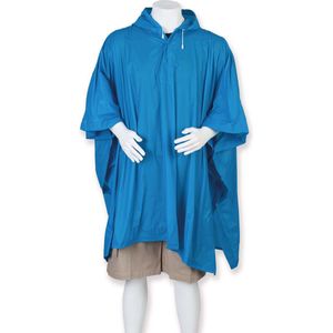 Regencape Poncho voor volwassenen Kleur Saphir/ in 8 verschillende kleuren