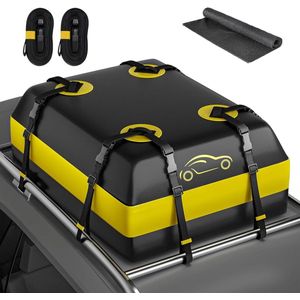 Waterdichte autodakkoffer - antislipmat - geschikt voor alle voertuigen - 15 kubusvoeten dakkoffer