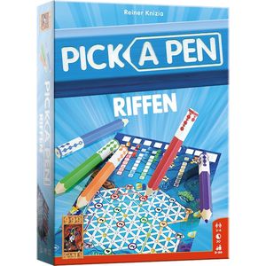 999 Games Pick a Pen Riffen - Gezelschapsspel voor 2-4 spelers vanaf 8 jaar - Verken de oceaan en vind schatten!