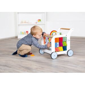 Small Foot - Houten Baby Walker Loopwagen Bloemen