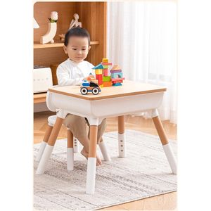 Kinderbureau,Kinderstoel,Verstelbaar meubilair,Speeltafel met stoel,Opbergtafel voor kinderen,Multifunctioneel kindermeubilair,Modern design kinderset, Bureau en stoel set voor kinderen