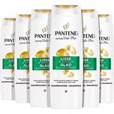 Pantene Pro-V Active Nutri-Plex Glad & Zijdezacht Shampoo - voor Pluizig, Dof haar - Voordeelverpakking 6 x 250ml