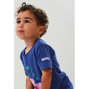 Het Regatta Peppa Pig T-shirt met korte mouwen - kinderen - jerseystof - grafisch - Blauw