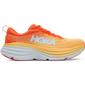 HOKA One One Bondi 8 Heren - Sportschoenen - Hardlopen - Weg - oranje/rood