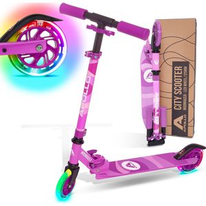 Apollo Moonracer LED-step Kinderscooter met Vering