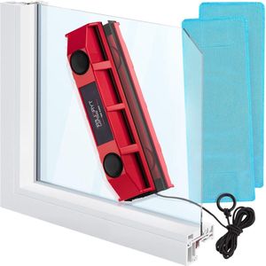 Glider S-1 Magnetische raamreiniger voor enkele beglazing - 2-8 mm raamdikte - Glasreiniger met Tyroler Bright Tools Magnetische ruitenwasser