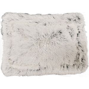 Animal Boulevard Ab10814 - Manden En Kussens - Hond - Ab Bench Mat Long Plush Grijs-xl 104x68cm - Maat: Xl