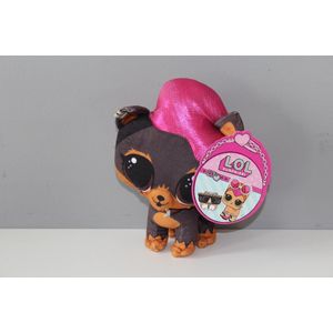 LOL Suprise - Knuffel hond - Bruin - 20 cm - Pluche