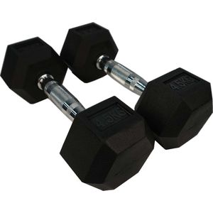 Torque USA Rubber Hexagon Dumbbell - per stuk 47.5 kg