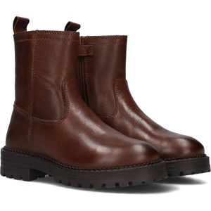 Omoda K001083 Enkelboots - Enkellaarsjes - Jongens - Cognac - Maat 34